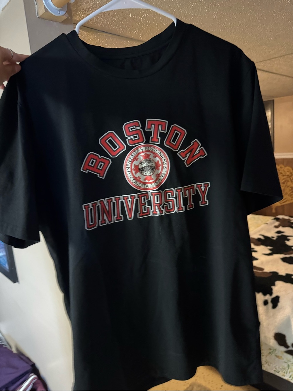Boston University Black Graphic Tee - Men's Shirt